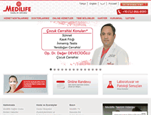 Tablet Screenshot of medilife.com.tr